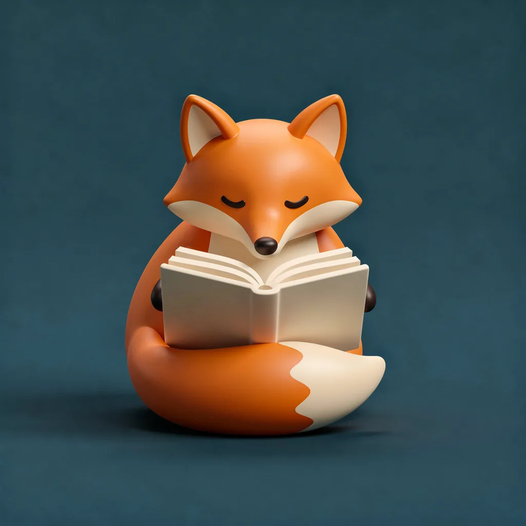 Fox mascot app icon